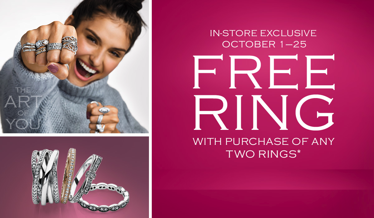 Free Pandora Ring Promotion October 2015 For USA & Canada | 381deals.com